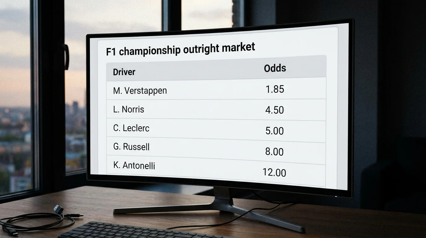 Ценообразуване на F1 шампионски пазар спрямо PM