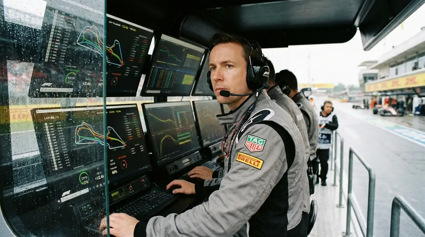 F1 race стратегия в симулационен модел