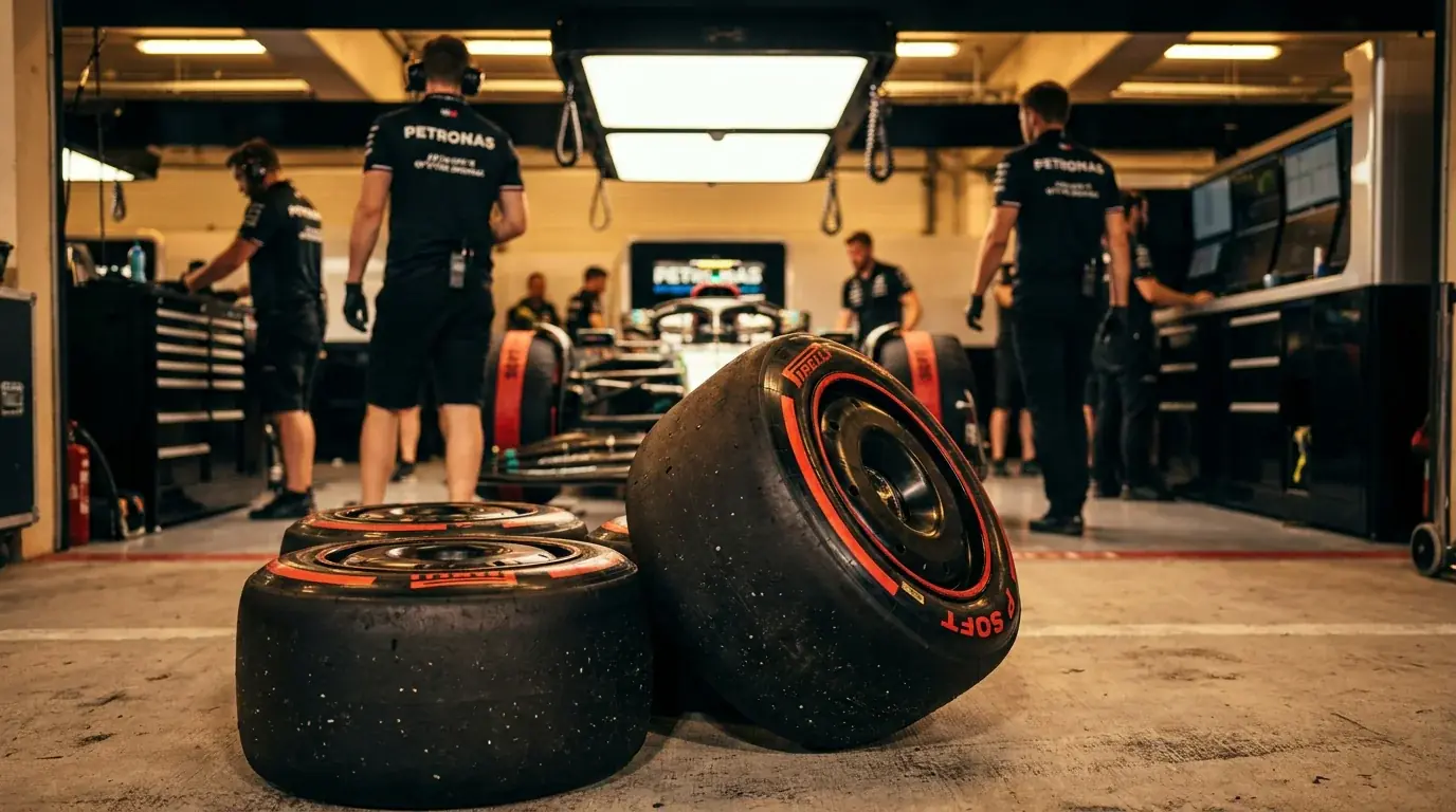 Меки гуми във F1 преди квалификационна бърза обиколка