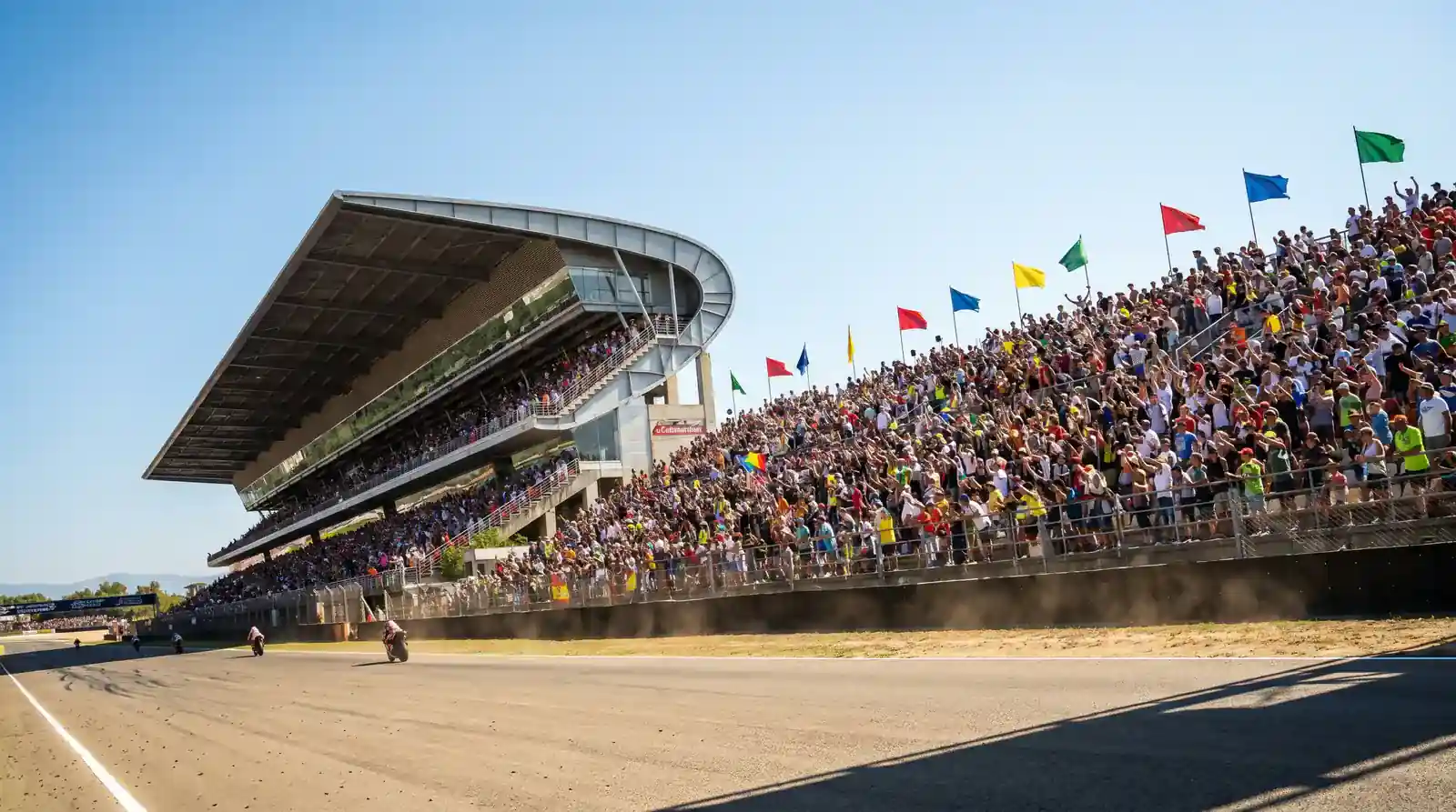 Препълнени трибуни на Гран При в Льо Ман с фенове на MotoGP