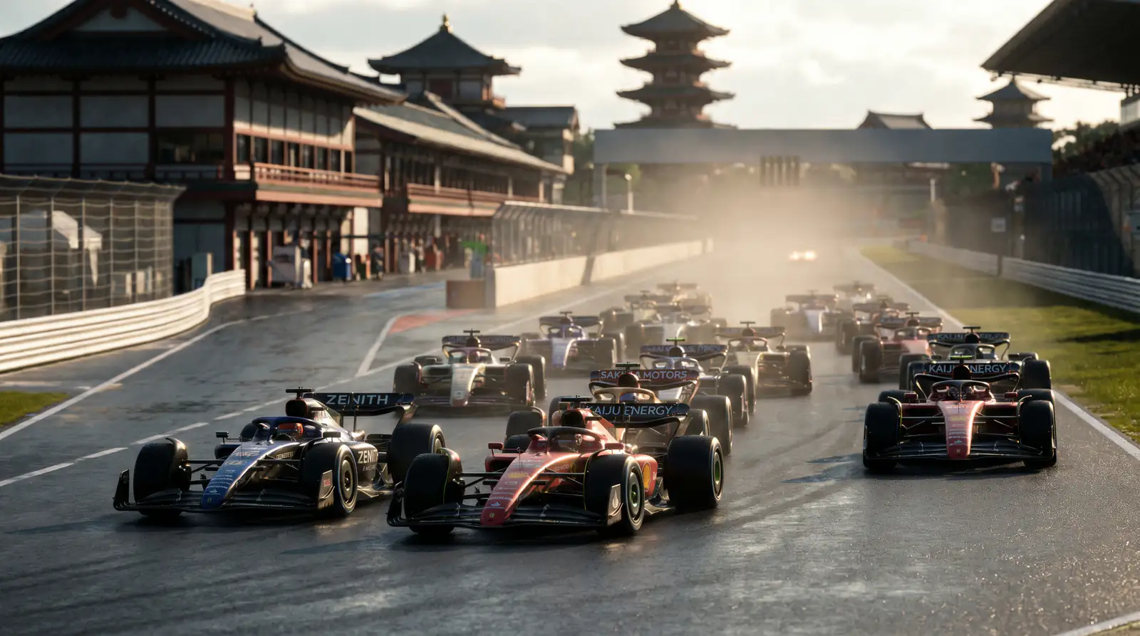 F1 рестарт след VSC прекъсване в Сузука